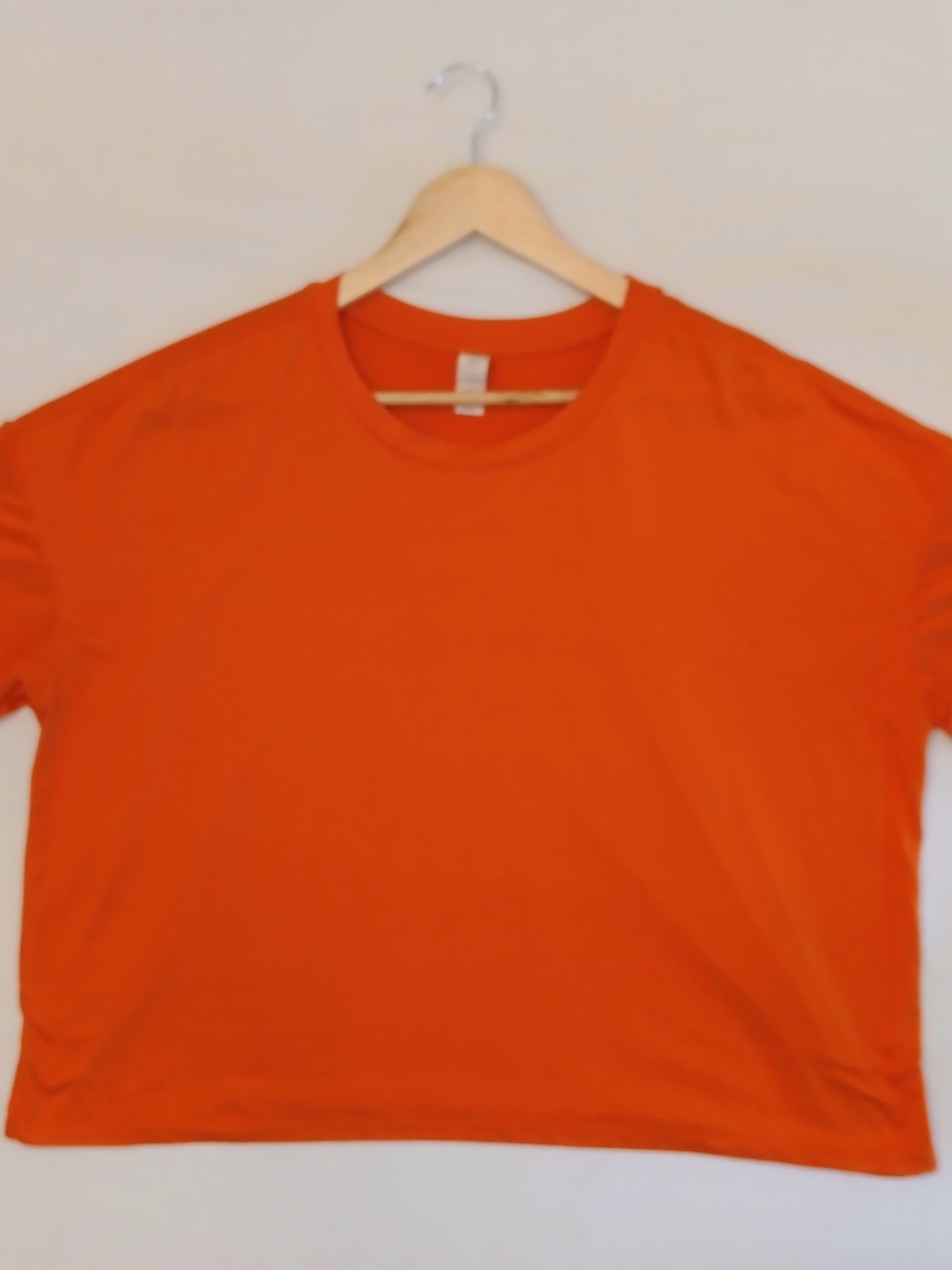 90 Degree by Reflex Super Soft Deluxe Short Sleeve Top Orange L NWOT